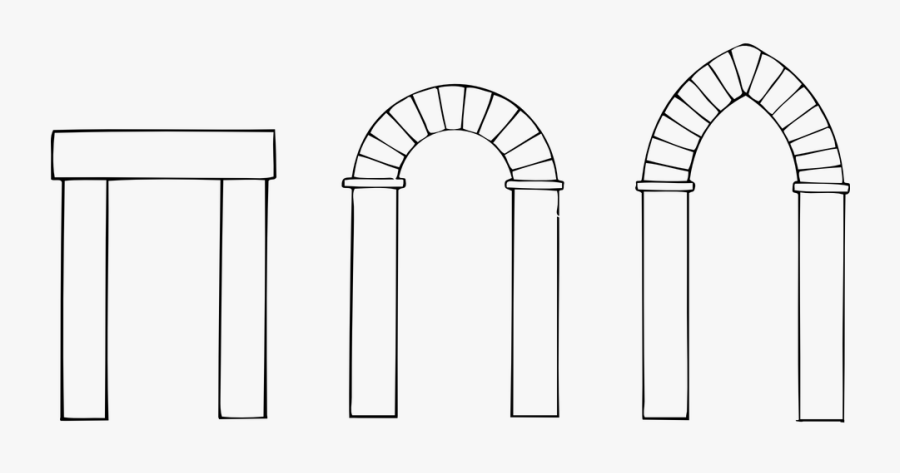 Tipos De Arcos Romanos, Transparent Clipart