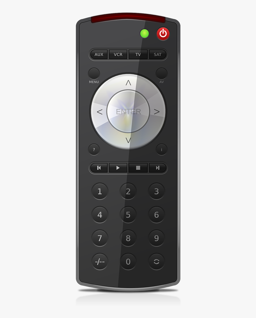 Remote Control Infrared Device Free Picture - Vector Remote Control Free, Transparent Clipart