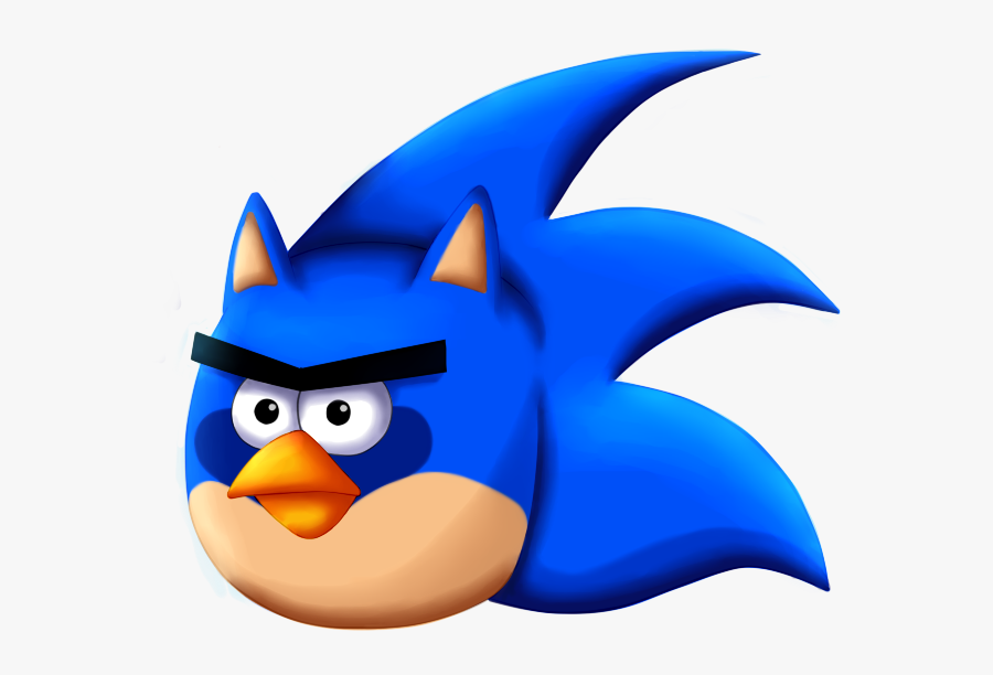Angry Clipart Hedgehog - Sonic The Hedgehog Birds, Transparent Clipart