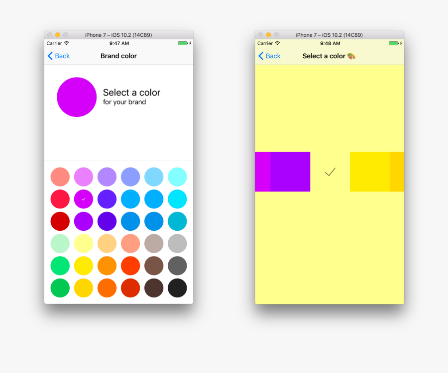 Clip Art Ios Color Palette - Ios Color Picker, Transparent Clipart