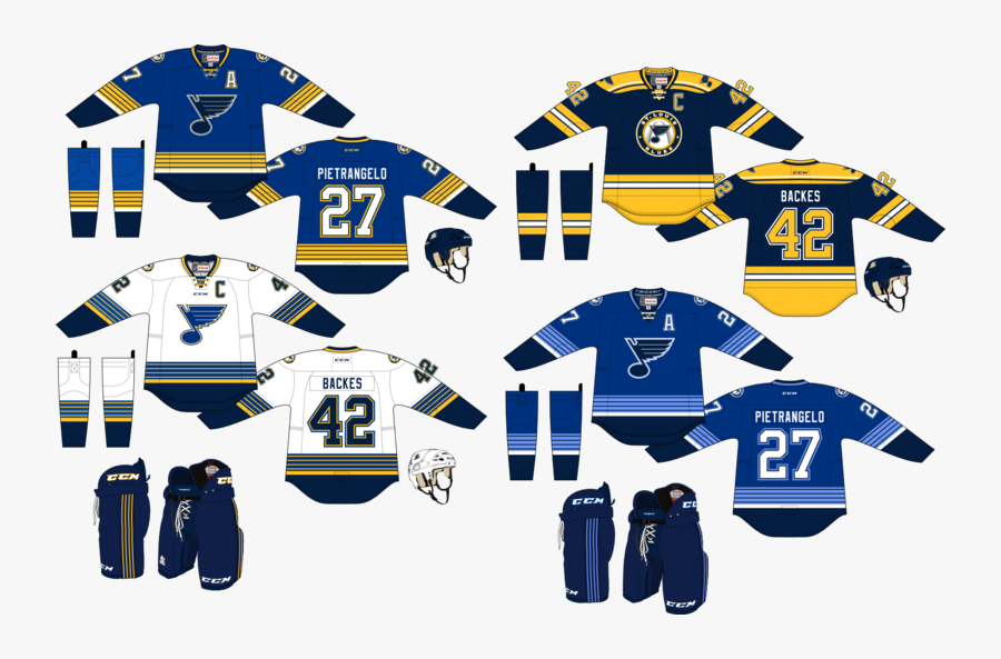 Bluesconcept - St Louis Blues Jersey Design, Transparent Clipart