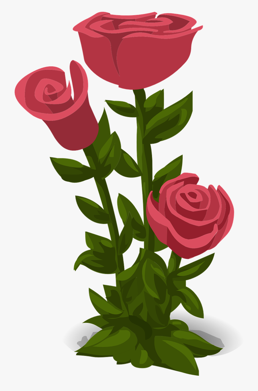 Wedding, Roses, Pink, Flowers, Floral, Nature - Wedding Roses Design Png, Transparent Clipart