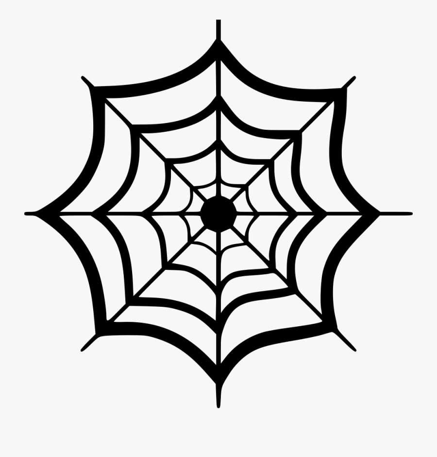 Transparent Cobweb Clipart - Spider Web Easy To Draw, Transparent Clipart