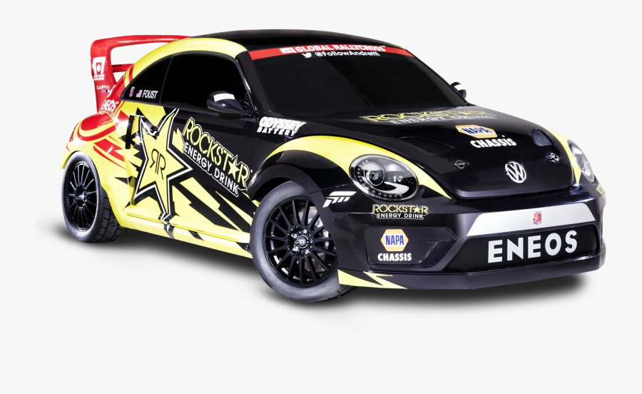 Transparent Rockstar Energy Png - Volkswagen Beetle Rallycross, Transparent Clipart