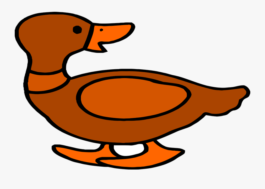 Duckling Clipart Orange Duck - Duck, Transparent Clipart