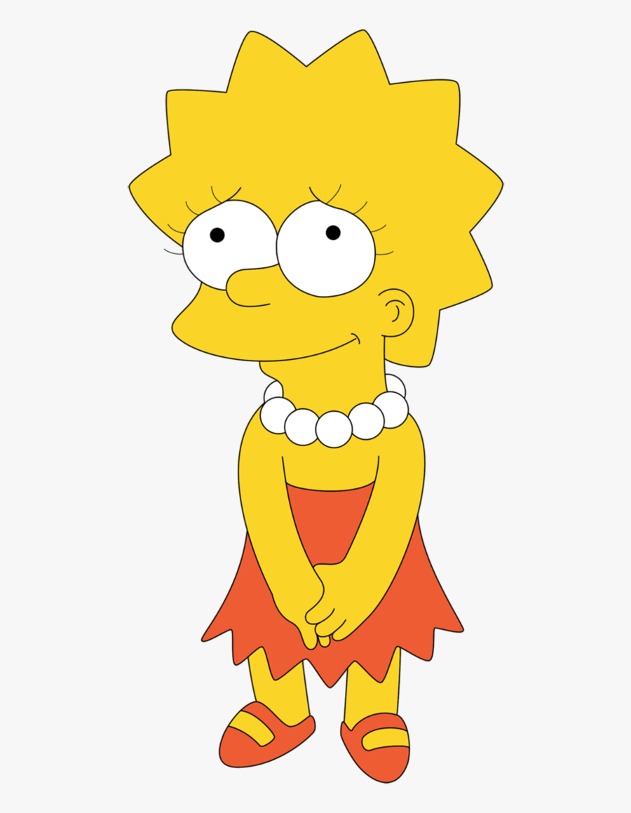 Cartoon,yellow,clip - Lisa Los Simpson Png , Free Transparent Clipart ...