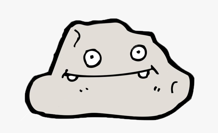 Cute Drawing Of A Rock, Transparent Clipart