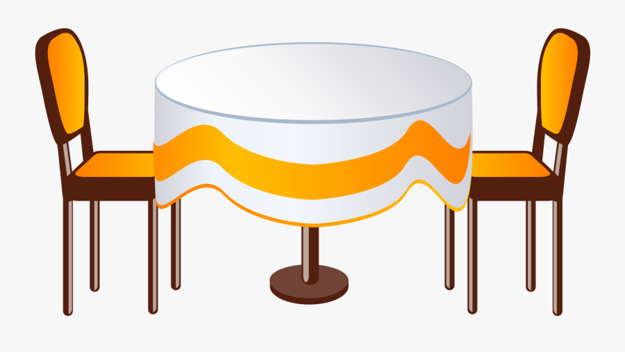 Table Furniture Clip Art - Transparent Background Round Table Clipart, Transparent Clipart