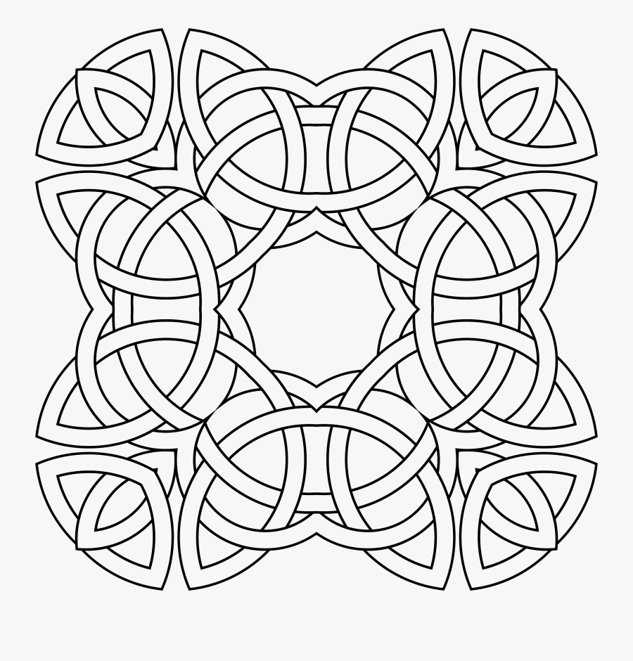 Celtic Knot"s Revenge 4 Clip Arts - Celtic Pattern Engraving, Transparent Clipart
