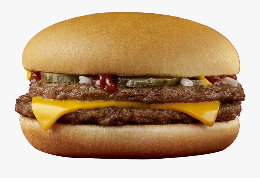 Cheeseburger Hamburger Fast Food Mcdonalds Chicken - Mcdonalds Cheeseburger, Transparent Clipart