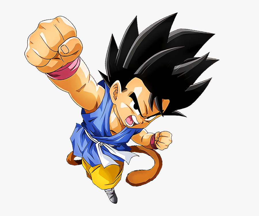 #dokkanbattle [super Big Victory] Son Goku Character - Goku Gt Dragon Fist, Transparent Clipart