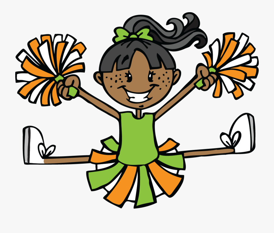 Cheerleader Cartoon African American , Free Transparent Clipart ...