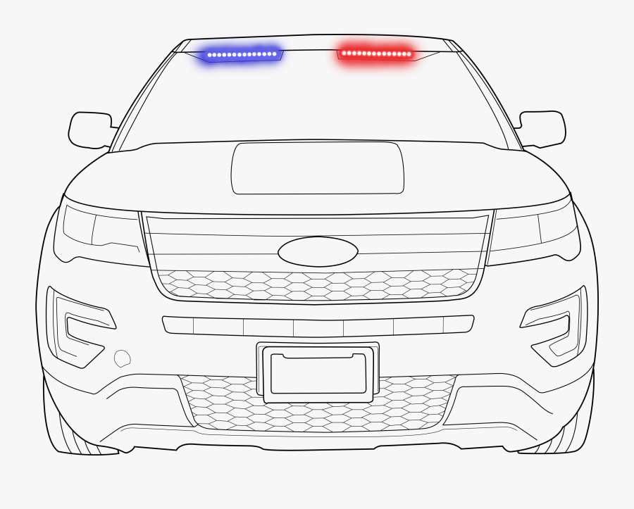  Car  Outline  Images Police Car  Free Transparent Clipart 