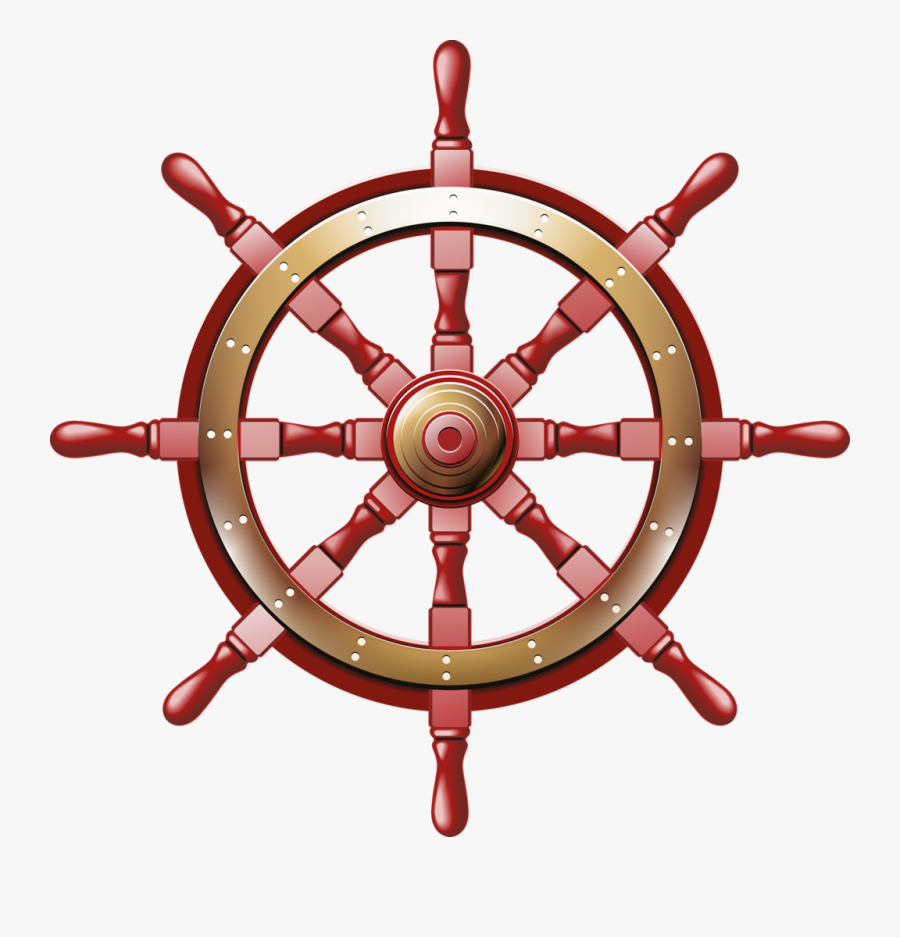 Sail Ship Steering Wheel Png, Transparent Clipart