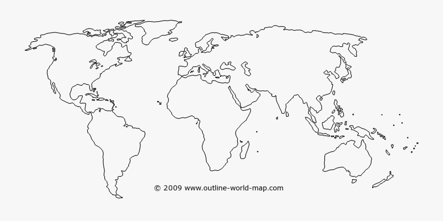 Missions Clipart World Atlas - World Map Outline 2018, Transparent Clipart