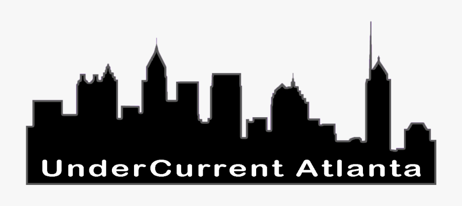 Atlanta Skyline Silhouette Banner - Atlanta Skyline Silhouette, Transparent Clipart