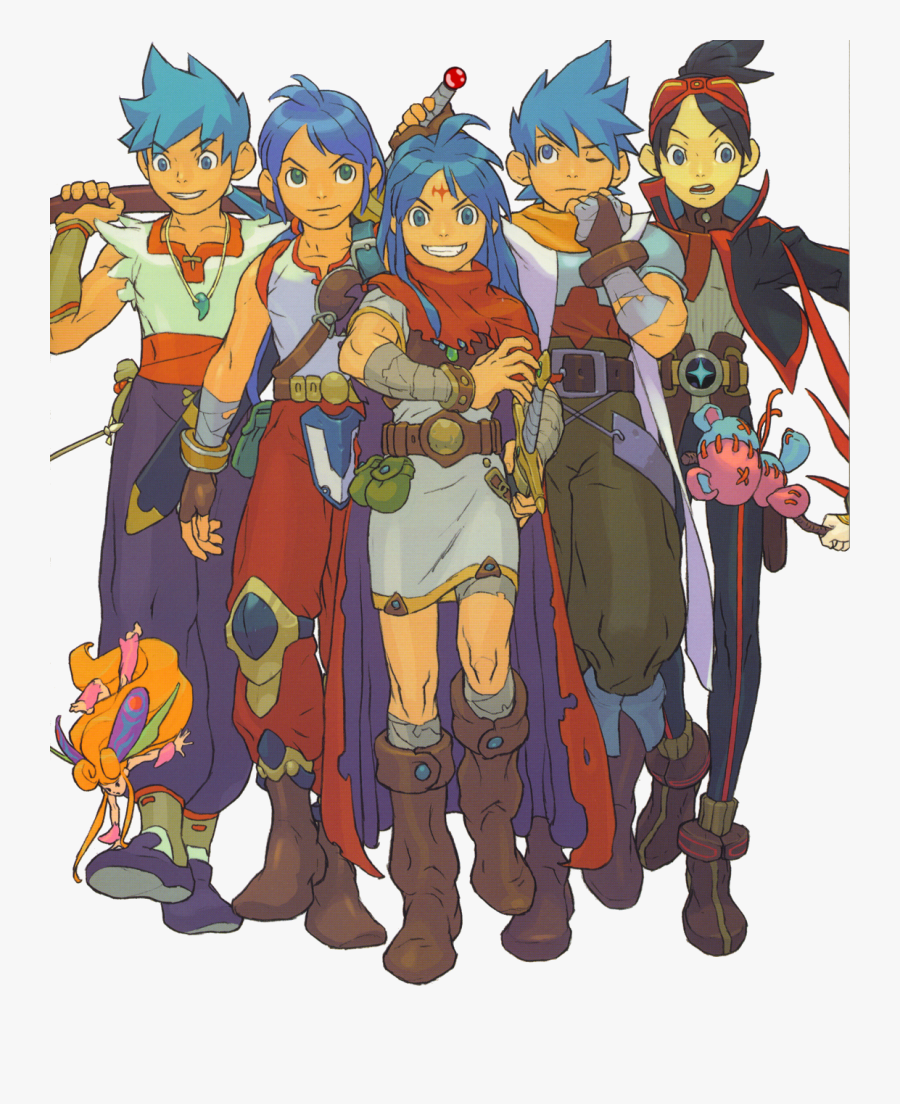 A Swordsman Who Can Turn Into A Dragon Marvel Needs - Breath Of Fire Artbook, Transparent Clipart