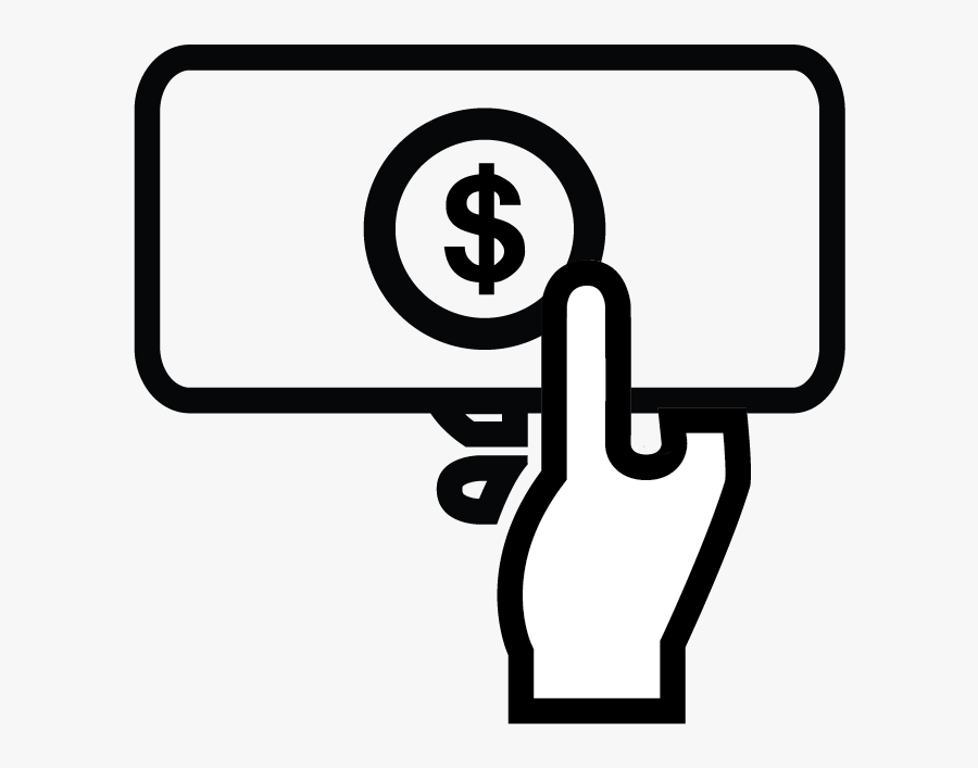 Black Dollar Sign Money Icon - Transparent Expenses Icon, Transparent Clipart