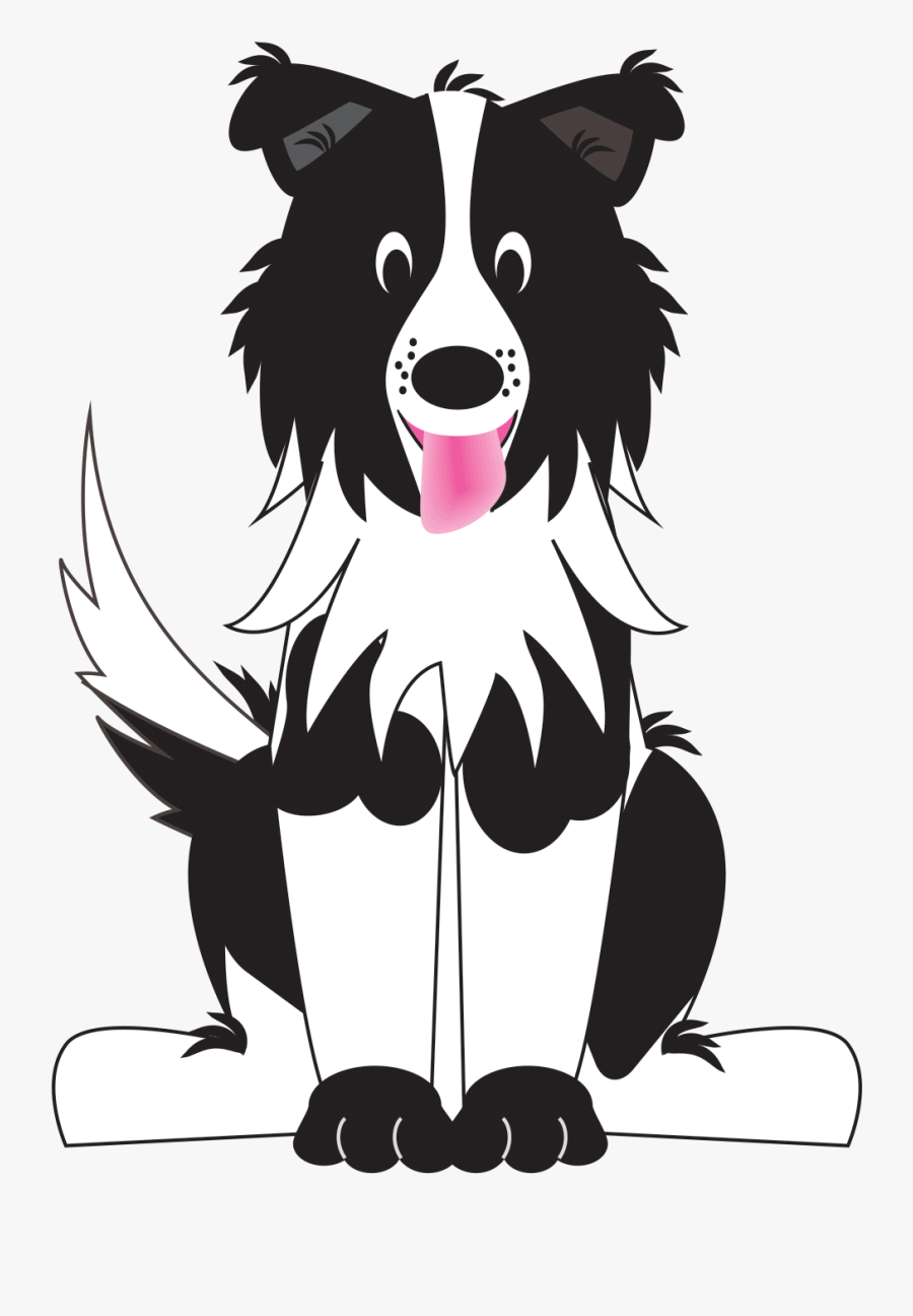 Black And White Dog Clipart Png Transparent Png , Png - Black And White Dog Clipart, Transparent Clipart
