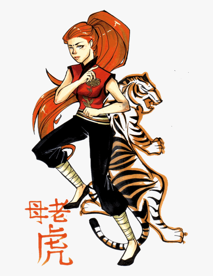 Tigress Kung Fu Panda By Glory Day - Kung Fu Panda Tigress Human Version, Transparent Clipart