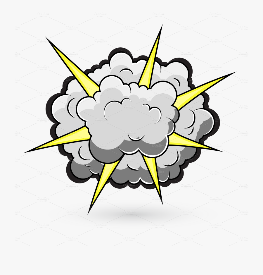 Cartoon Explosion Png - Fighting Cloud, Transparent Clipart