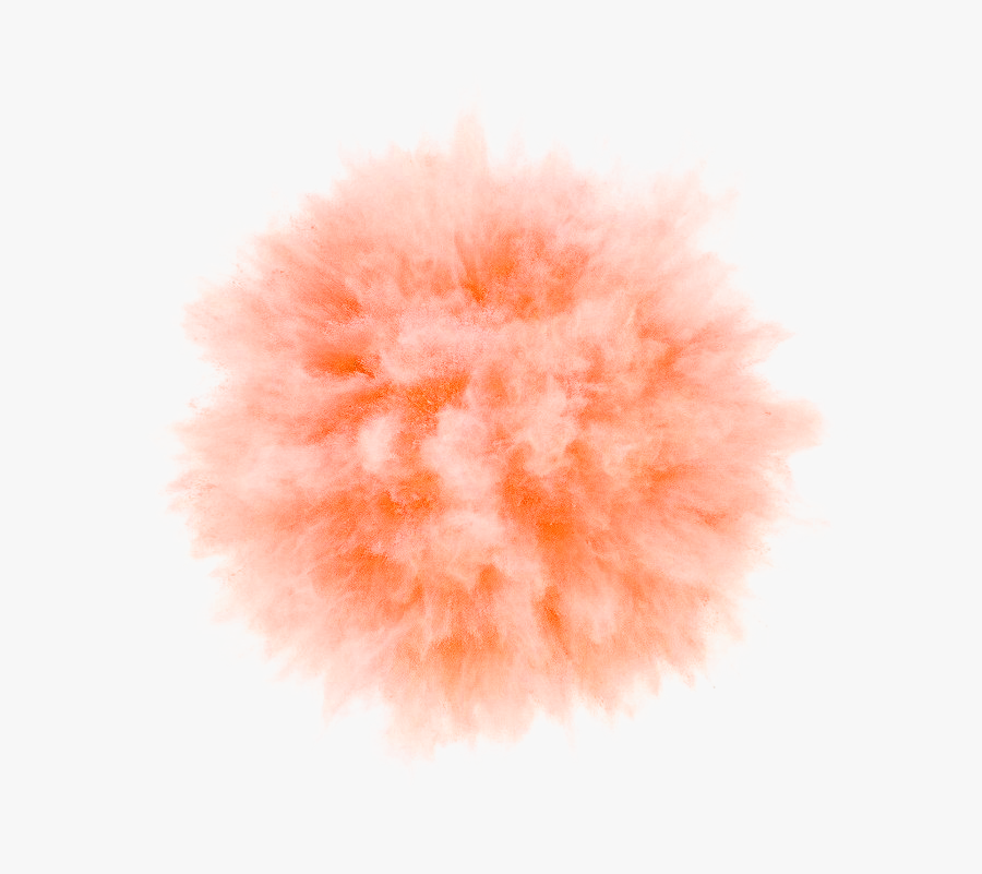 Dust Explosion Png - Powder Orange Explosion Png, Transparent Clipart