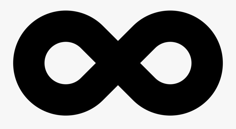 Transparent Infinity Sign Clipart - Infinity Symbol Icon Png, Transparent Clipart
