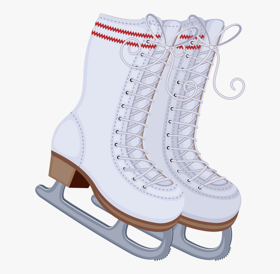 Figure Skate, Transparent Clipart