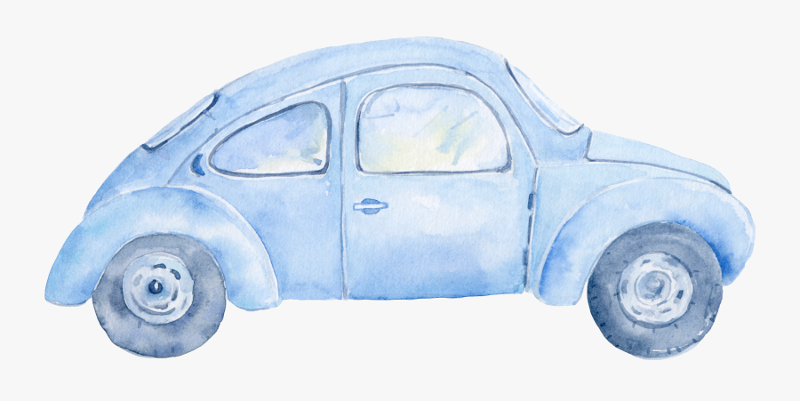 Car Watercolor Painting Clip Art, Transparent Clipart