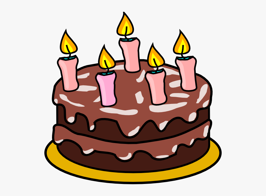 Birthday Cake For A Girl Svg Clip Arts - 14 Birthday Cake Png, Transparent Clipart