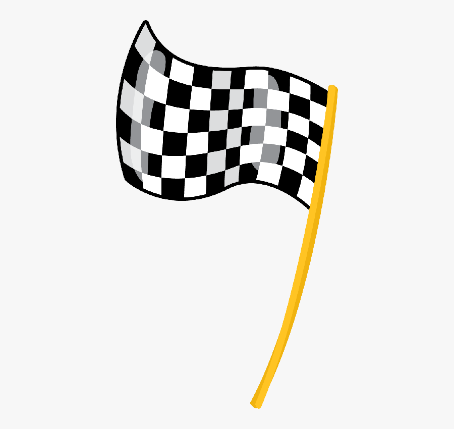 Race Car Checkered Flag Printable A1 Size, Transparent Clipart