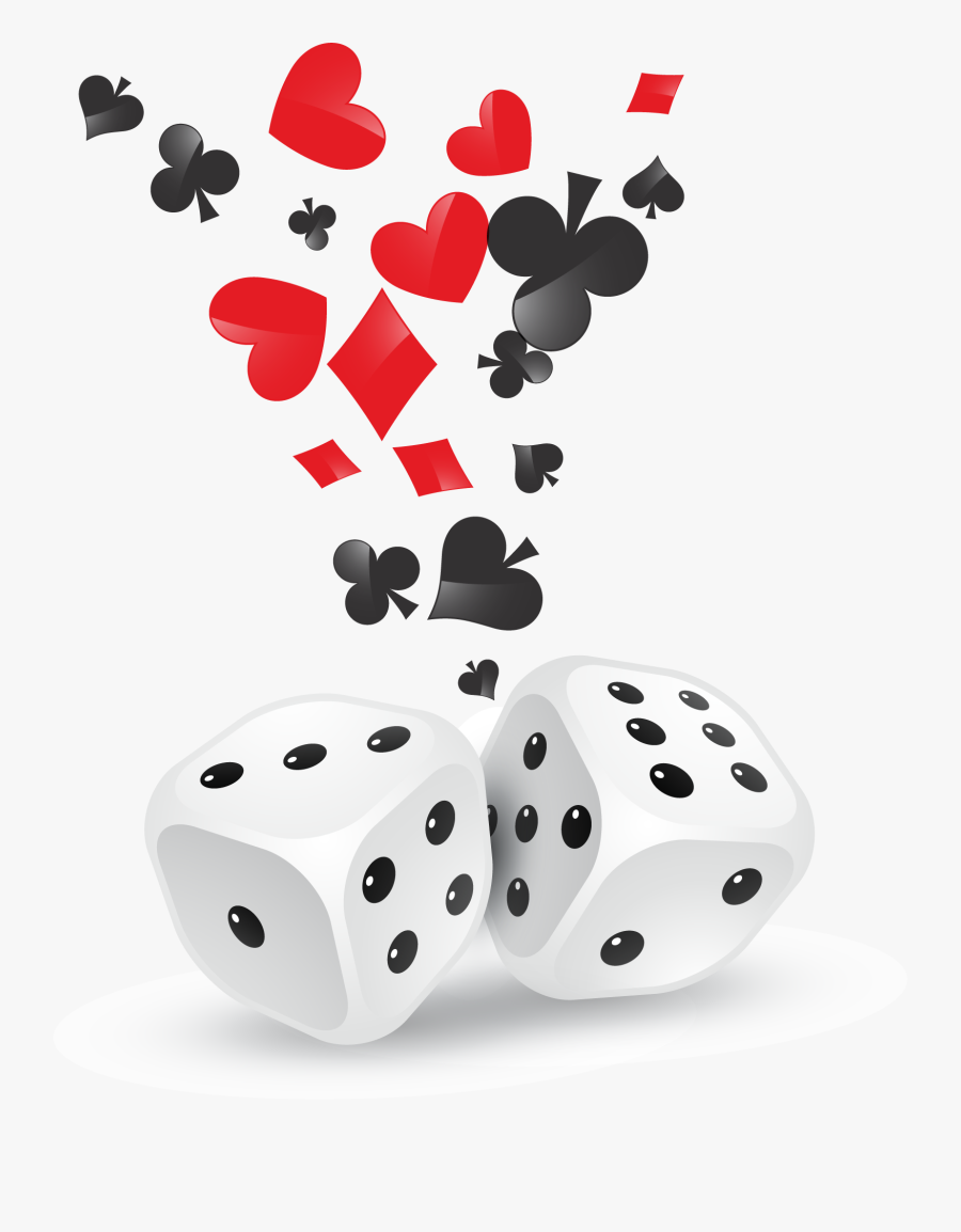 Transparent Dice Png - Dices And Cards Png, Transparent Clipart