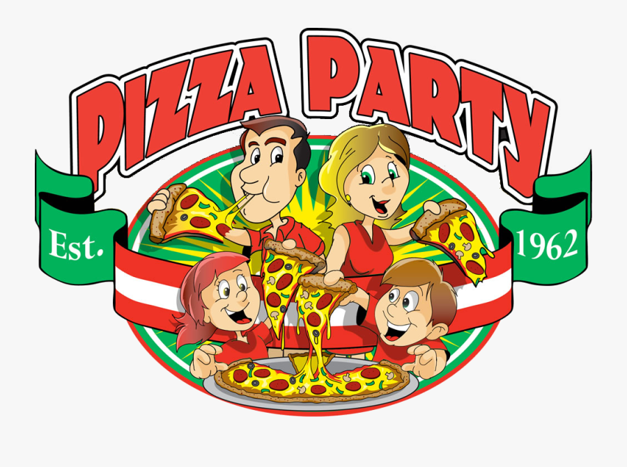 Happy Hour, Parties - New Year's Pizza Party Clipart, Transparent Clipart