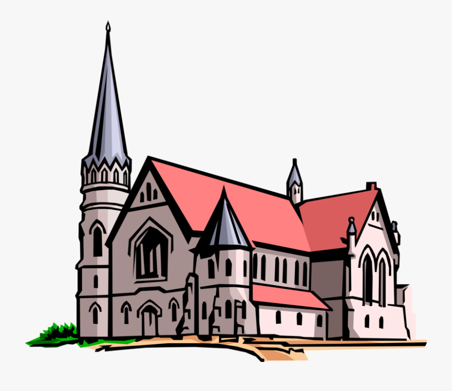 Clipart Church Cathedral - Church Clip Art, Transparent Clipart