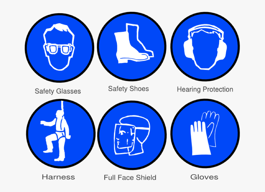 Transparent Safety First Png - Safety Equipment In Workshop, Transparent Clipart
