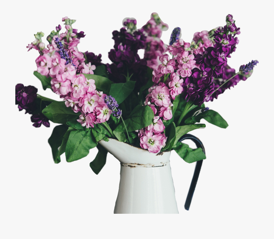 #flower #flowers #vase #vases #forest #lilac #purple - Mais Lindas Flores, Transparent Clipart