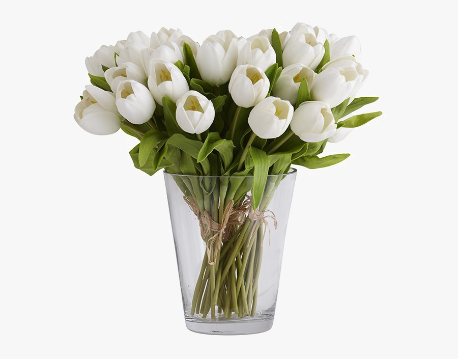 White Flowers Vase Png , Free Transparent Clipart - ClipartKey