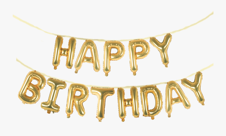 clip art gold happy birthday calligraphy free