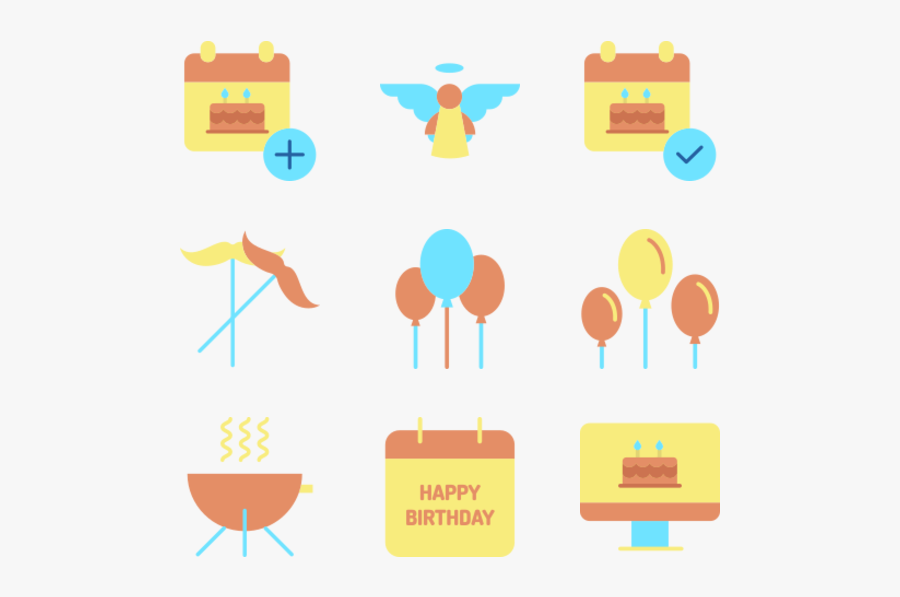 Party And Celebration, Transparent Clipart