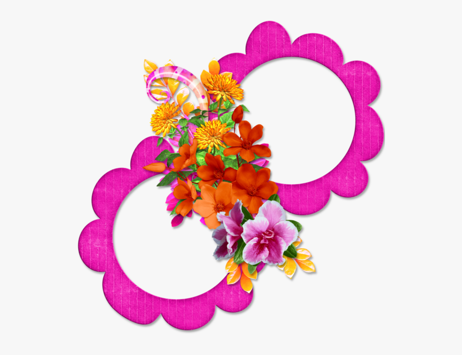 Floral Design For Bulletin Board, Transparent Clipart