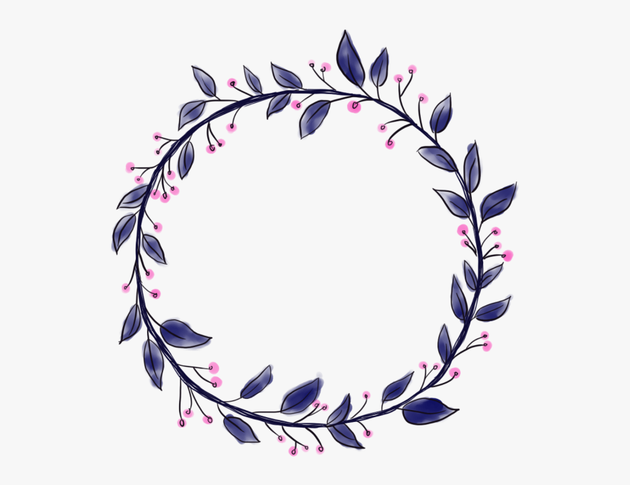 Circle Clipart Banner - Transparent Flower Circle Border, Transparent Clipart