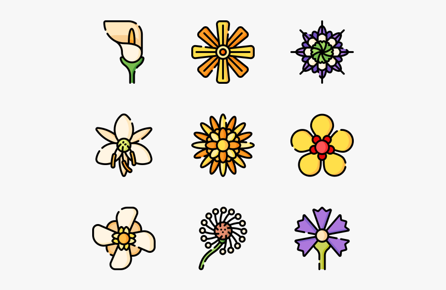 Flowers, Transparent Clipart