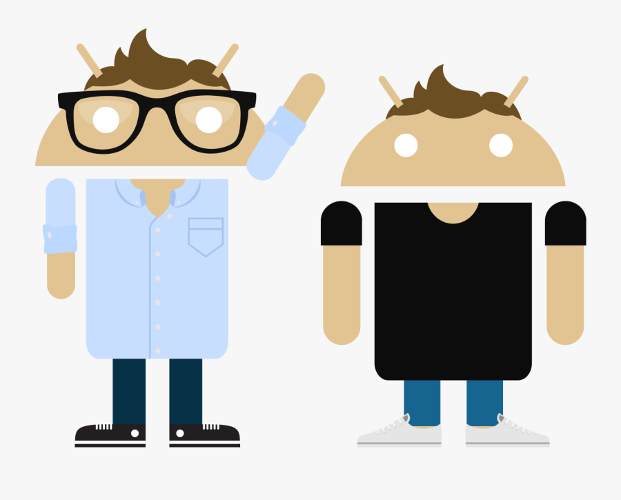 Matt And John - Androidify, Transparent Clipart