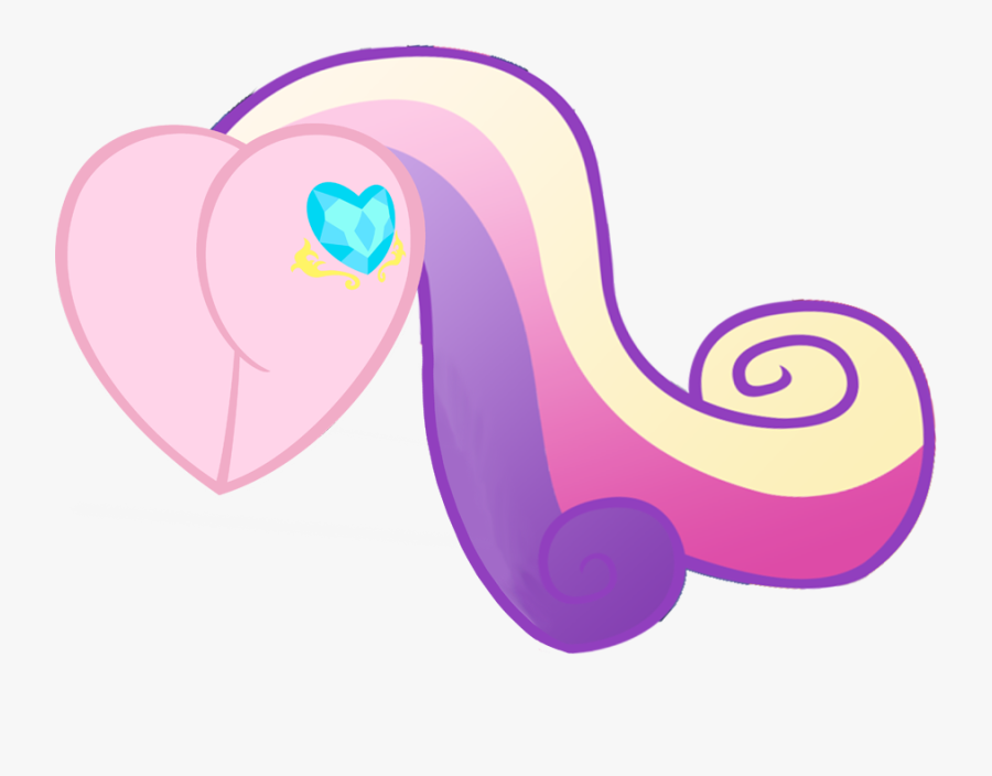 Heart Shape Picture - My Little Pony Heart Shape, Transparent Clipart