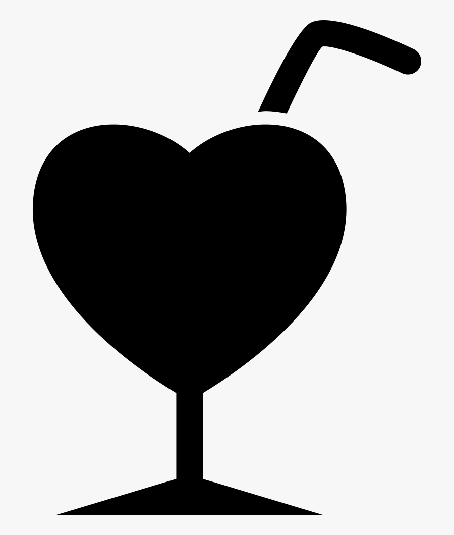 Copa En Forma De Corazon, Transparent Clipart