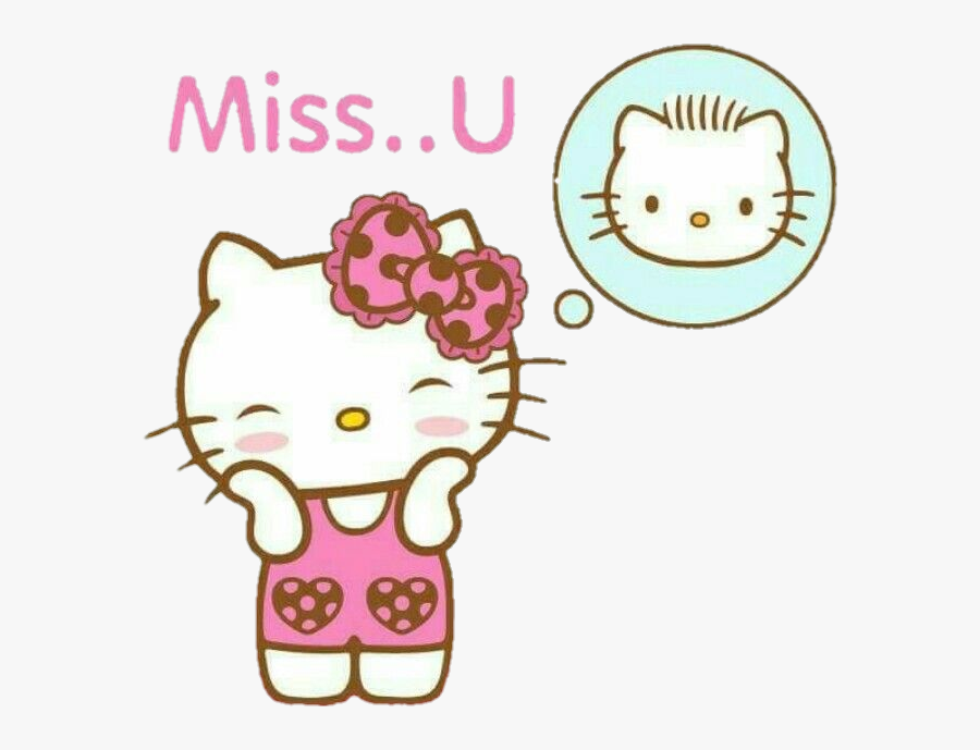 Transparent Miss You Clipart Hello Kitty Png Gif Free Transparent Clipart Clipartkey