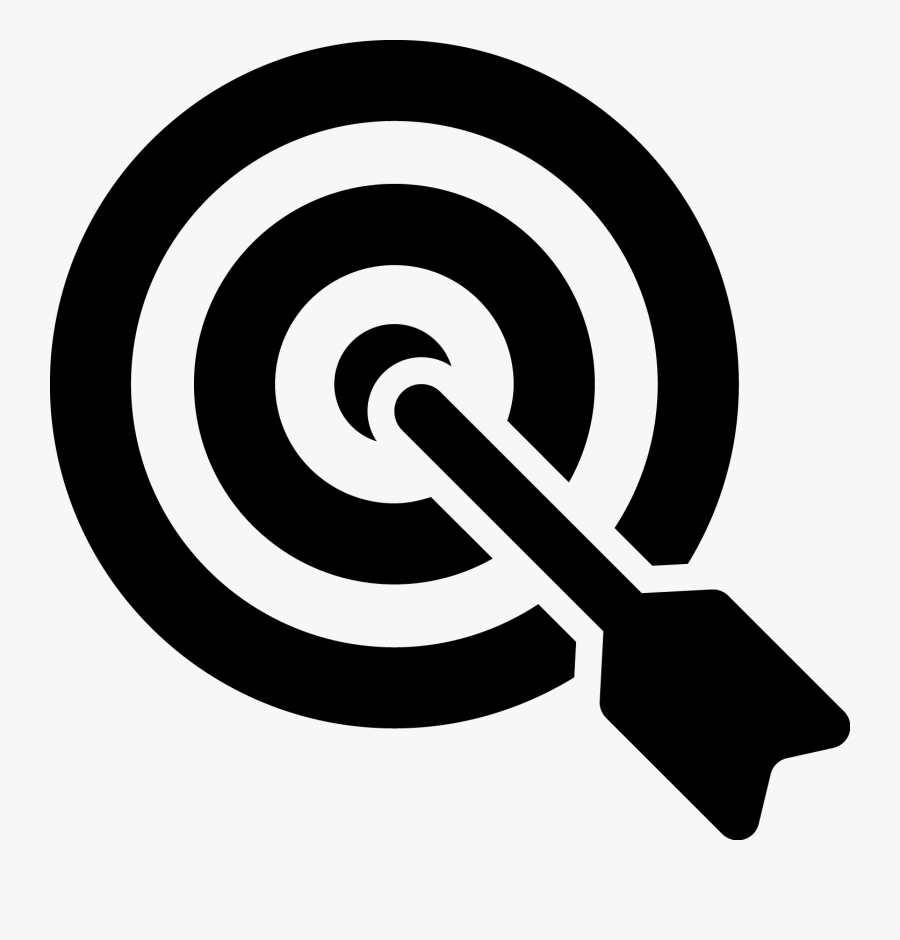 Shooting Target Computer Icons Bullseye Clip Art - Target Logo With Arrow, Transparent Clipart