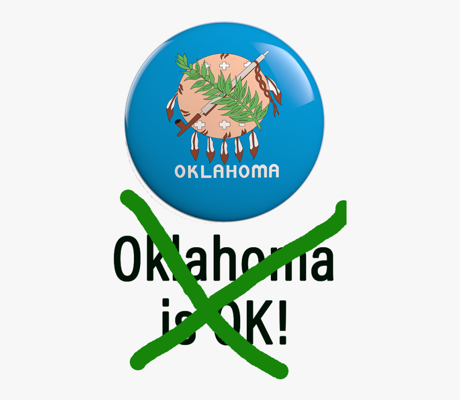 State Flag For Oklahoma, Transparent Clipart