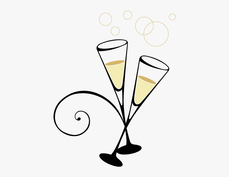 Champagne, Transparent Clipart