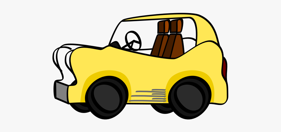 Fun Car - Car Cartoon Ping, Transparent Clipart